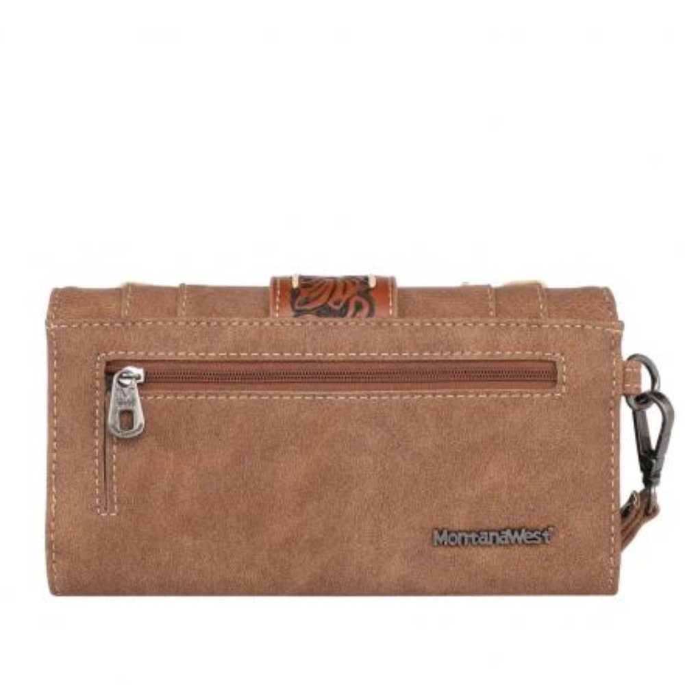 Montana West Brand Tooled Leather Wallet - BRAND NEW - Picture 6 of 6